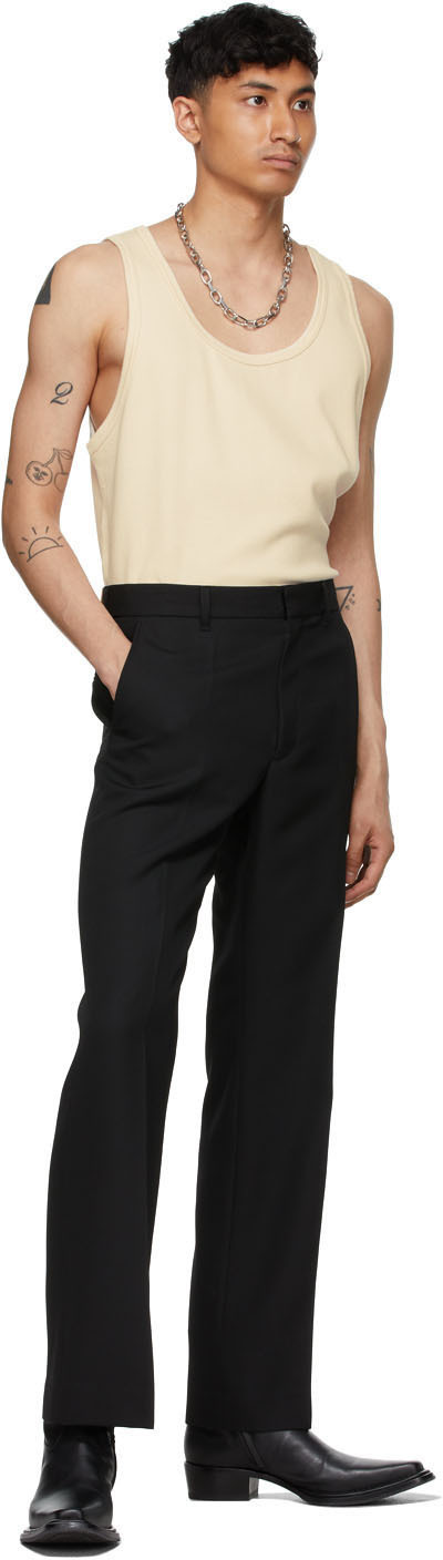 Second/Layer Off-White Ribbed Tank Top Second/Layer