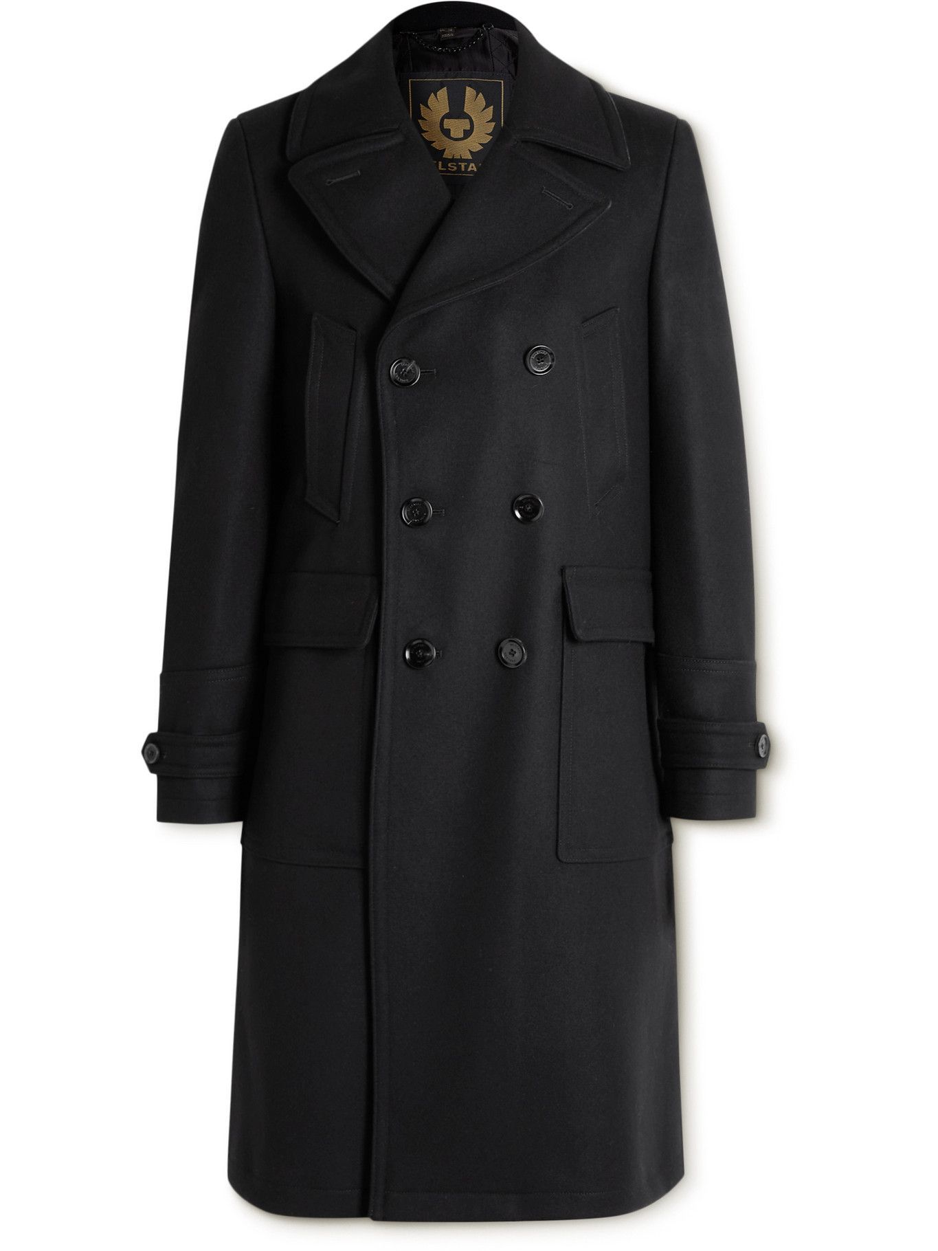 Belstaff - New Mildford Double-Breasted Padded Wool-Blend Overcoat ...