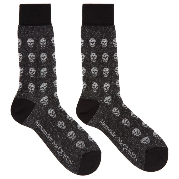 alexander mcqueen skull socks