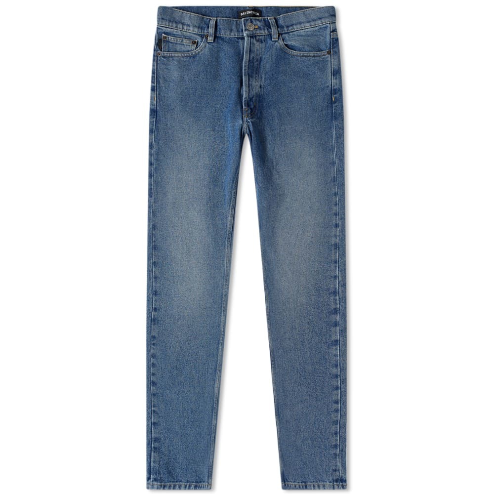 balenciaga two tone jeans