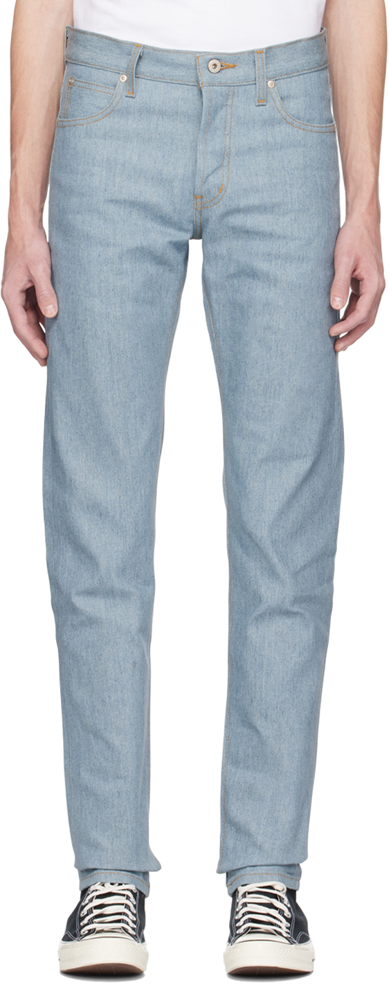 Naked & Famous Denim Blue Super Guy Jeans Naked and Famous Denim