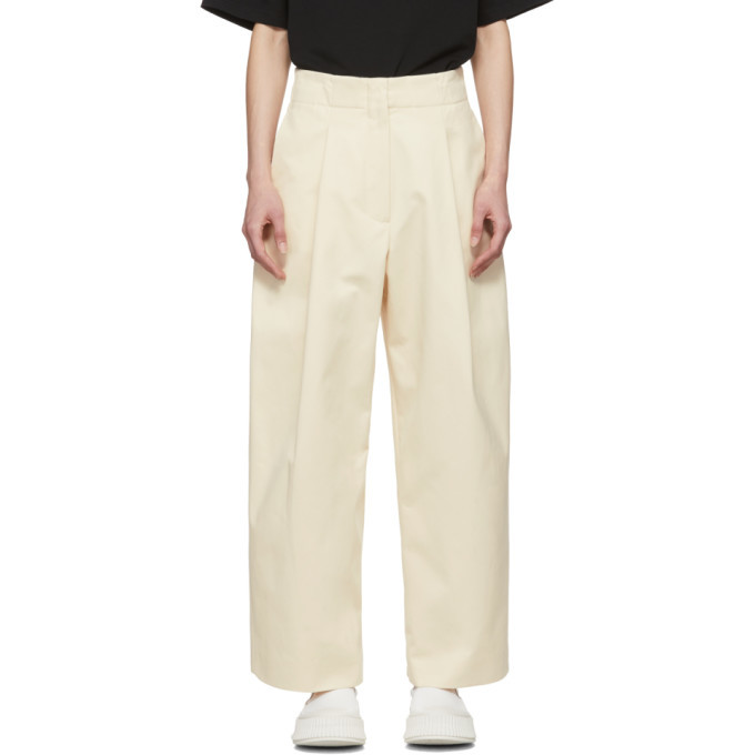 Studio Nicholson Off-White Dordoni Volume Trousers Studio Nicholson