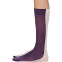 Paula Canovas Del Vas Pink and Purple Bi-Colored Socks