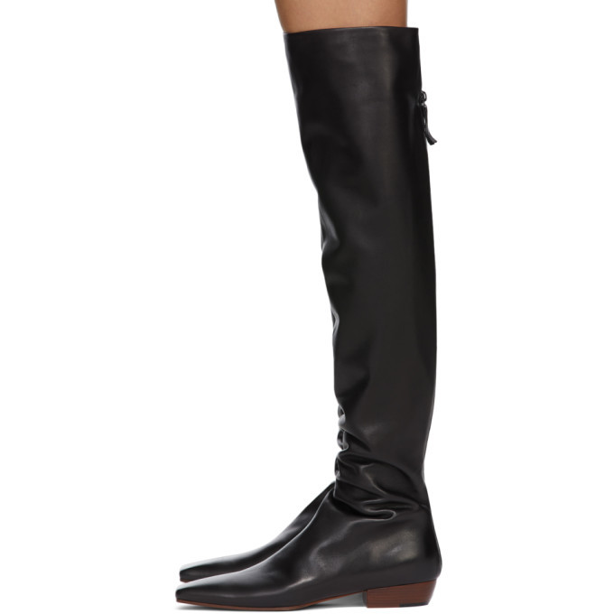 tall boots flat heel