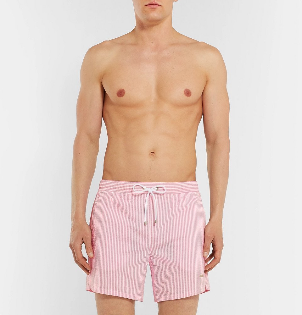 hugo boss shorts pink