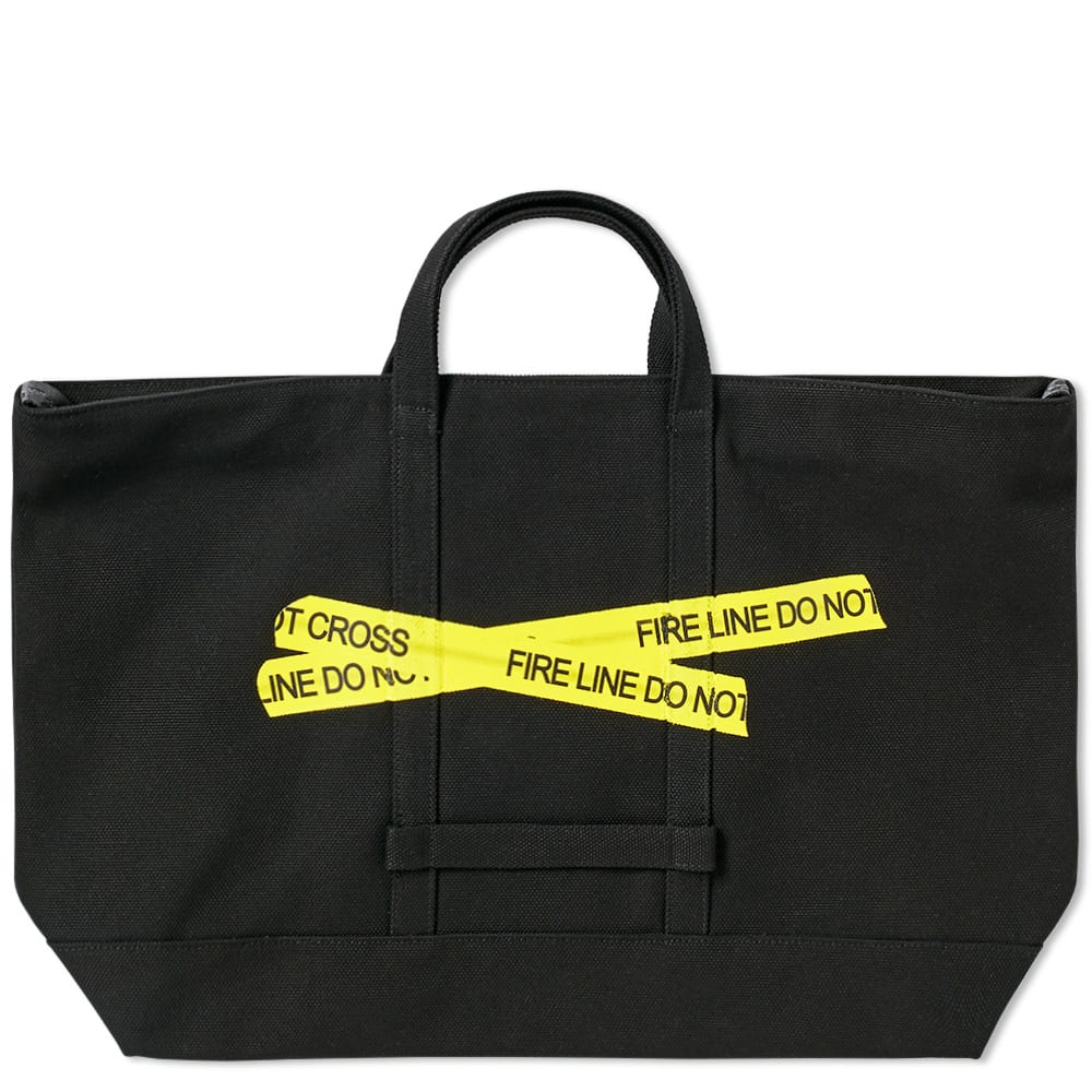 off white firetape backpack