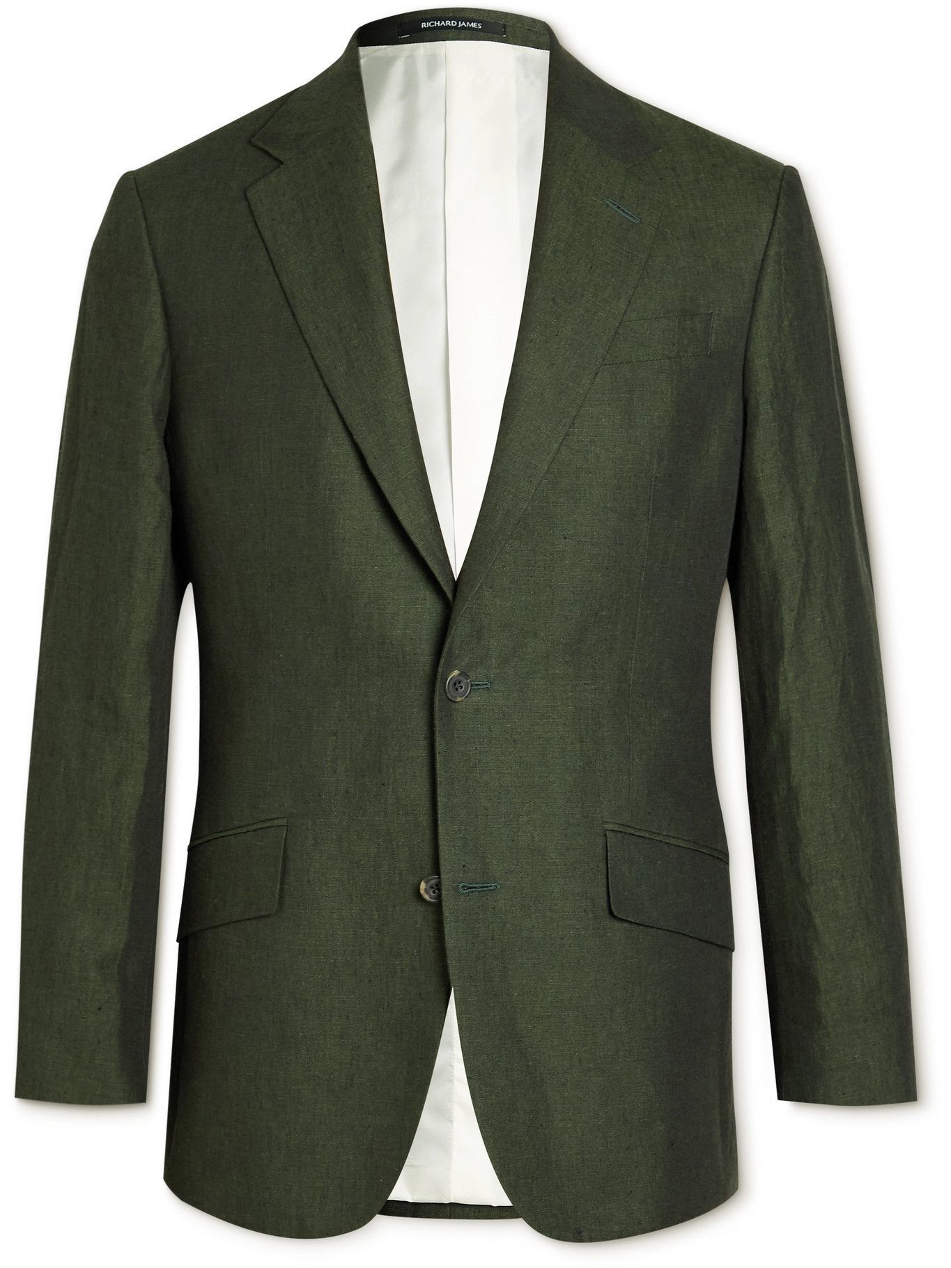 Richard James - Linen Suit Jacket - Green Richard James