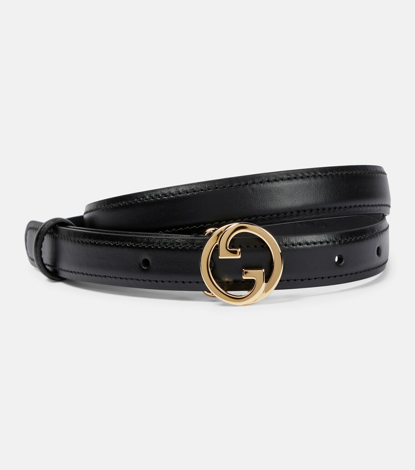 Gucci - Blondie Interlocking G leather belt Gucci