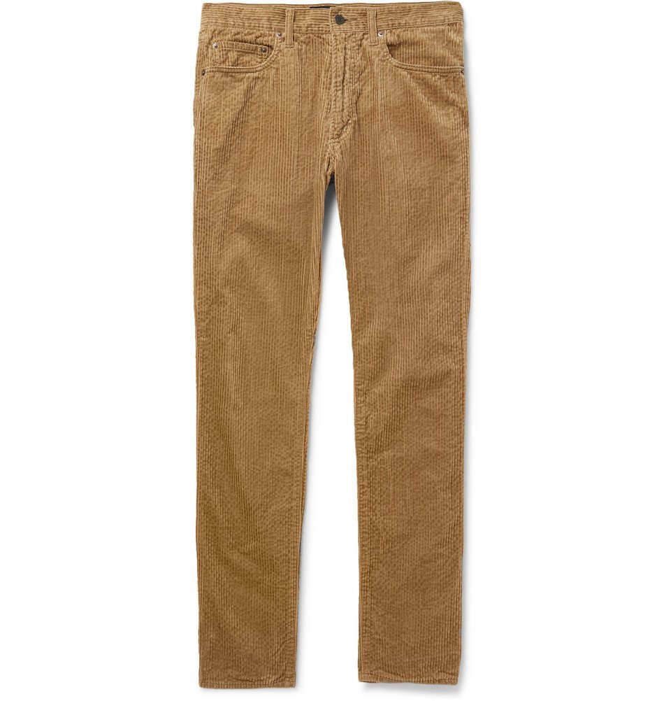 Beams Plus - Slim-Fit Cotton-Corduroy Trousers - Men - Beige Beams Plus