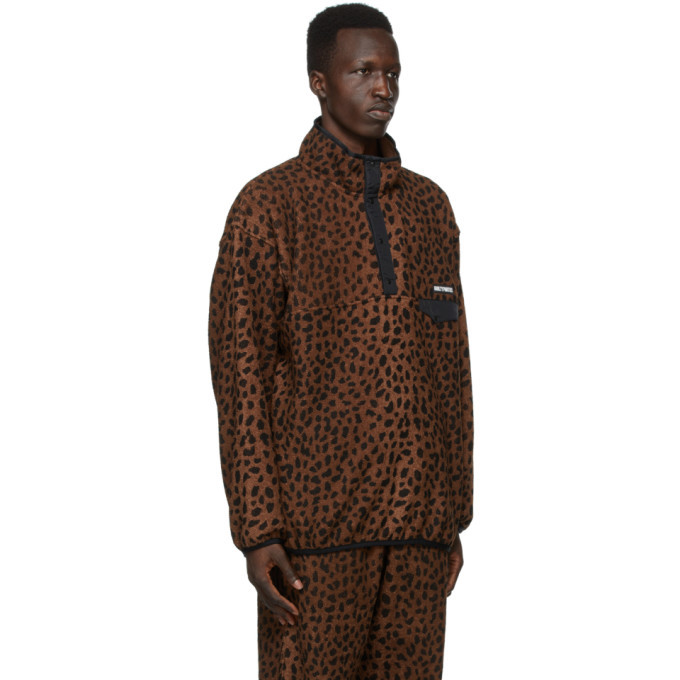 WACKO MARIA Brown and Black Fleece 