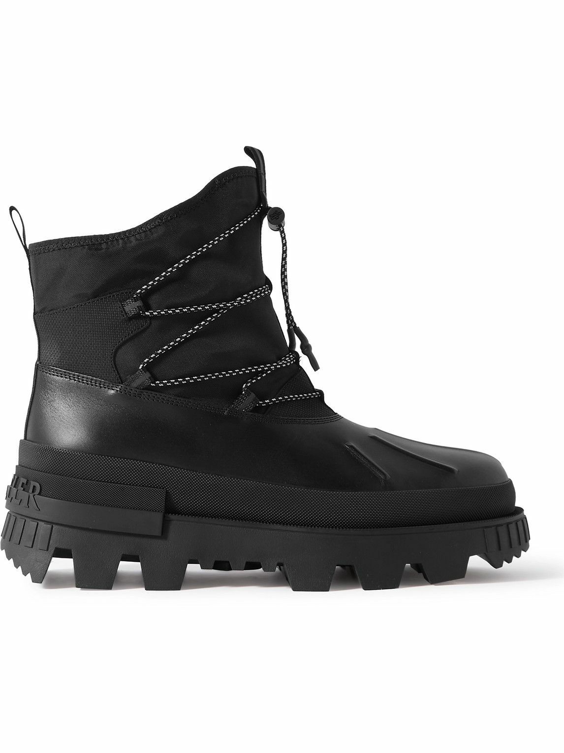 Moncler - Mallard Nylon and Leather Boots - Black Moncler