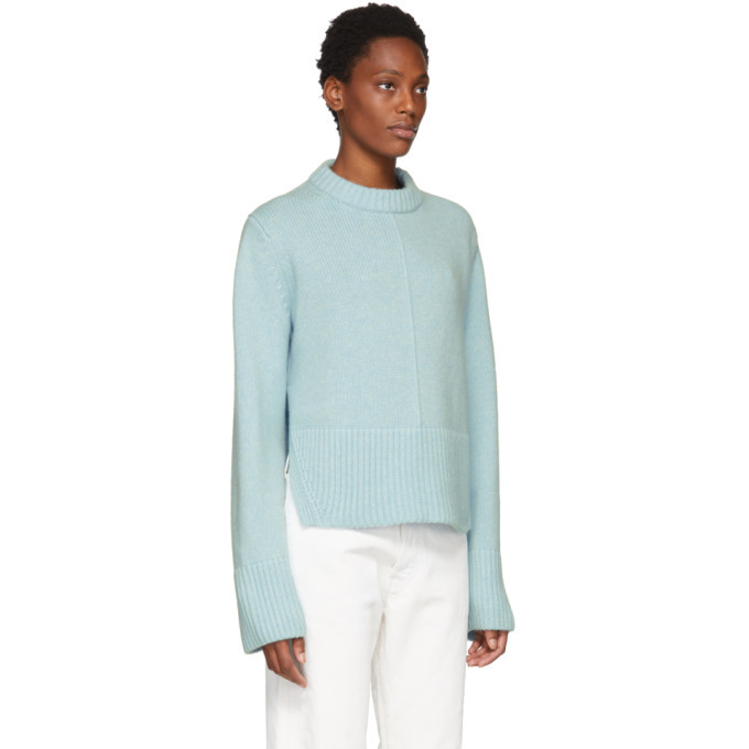 Khaite Blue Cashmere Virginia Sweater Khaite