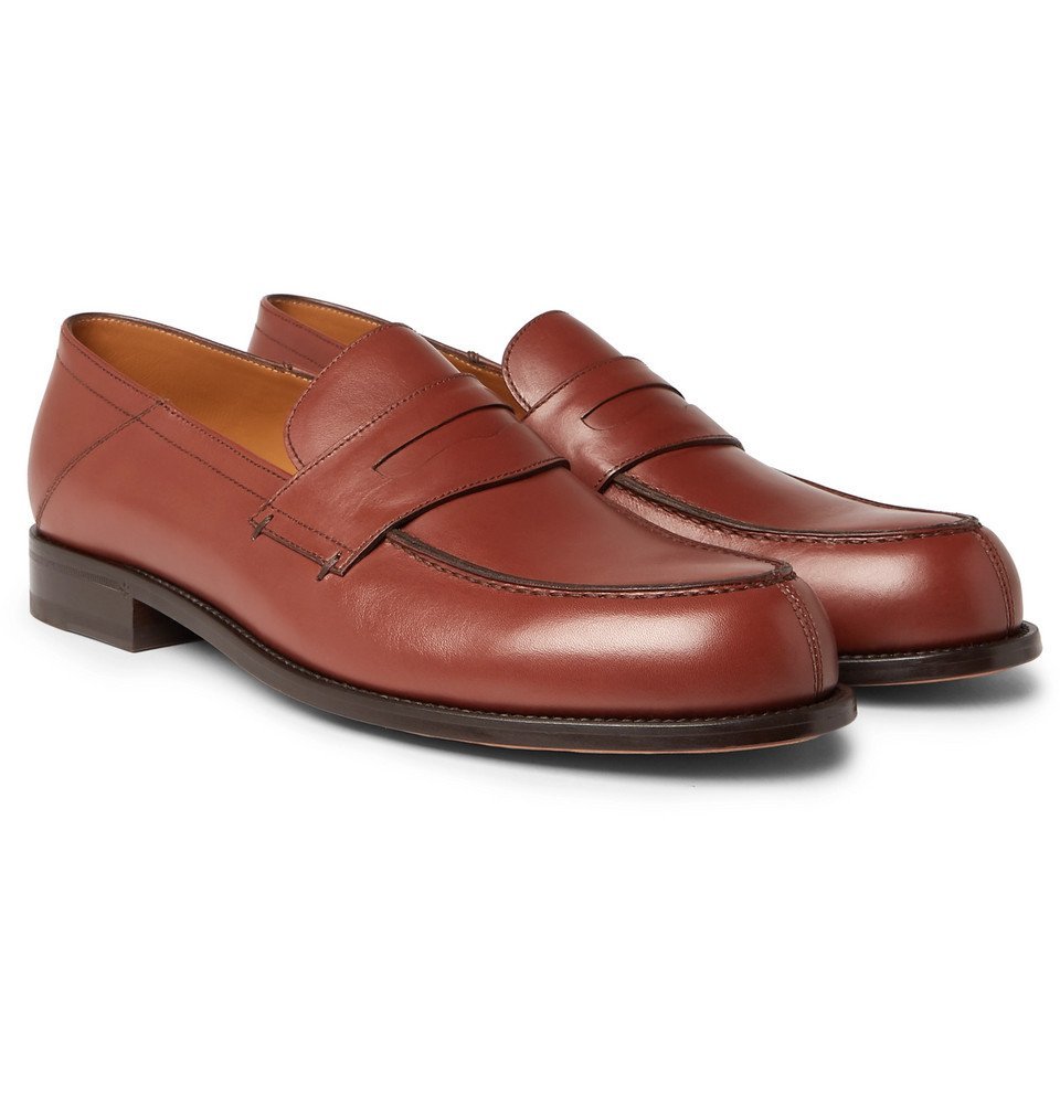 Mr P. - Dennis Collapsible-Heel Leather Loafers - Brown Mr P.