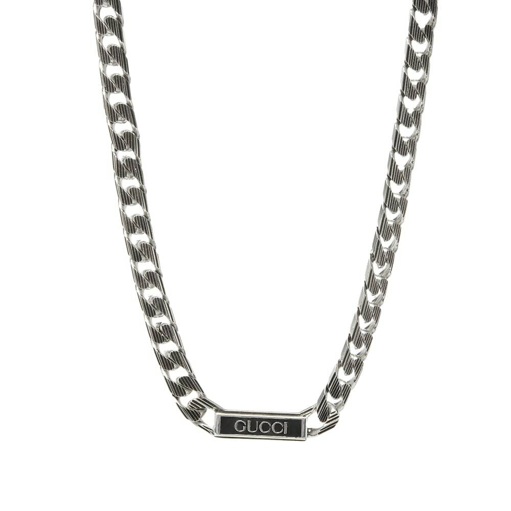 Gucci Silver Snake Ring Necklace Gucci