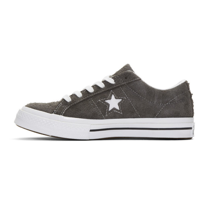 Converse Grey Suede One Star Vintage OX Sneakers Converse