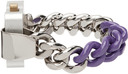 1017 ALYX 9SM Silver & Purple Buckle Bracelet