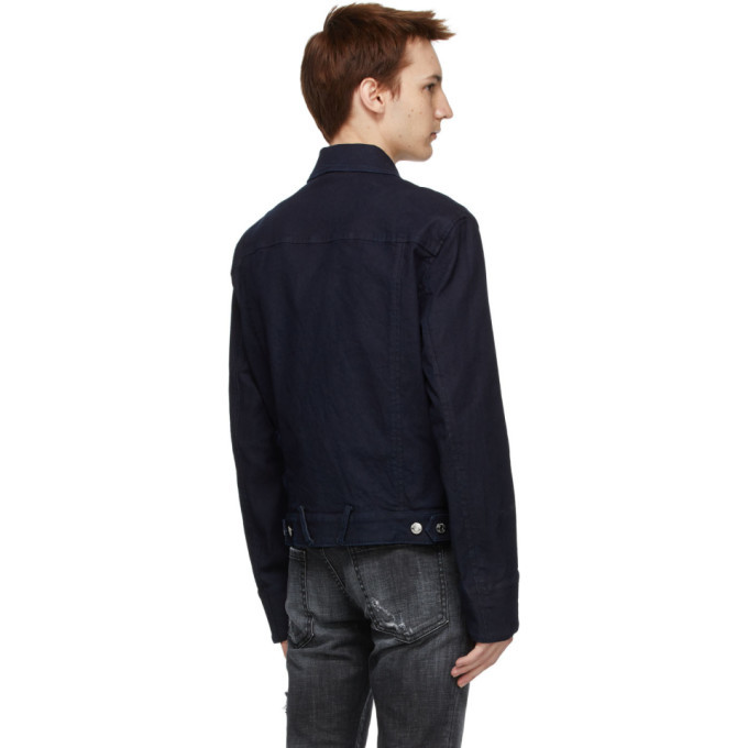 Dsquared2 Indigo Denim Aviator Jacket 
