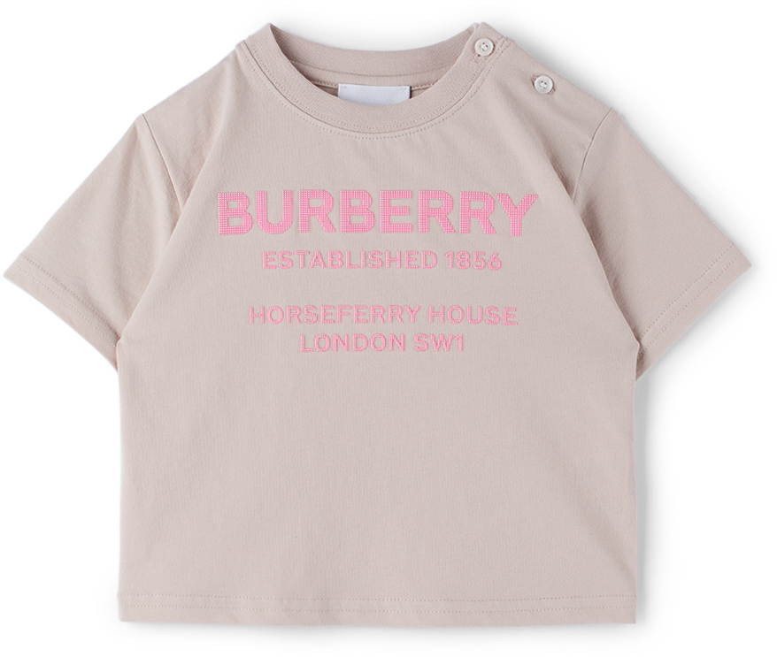 Photo: Burberry Baby Pink Horseferry T-Shirt
