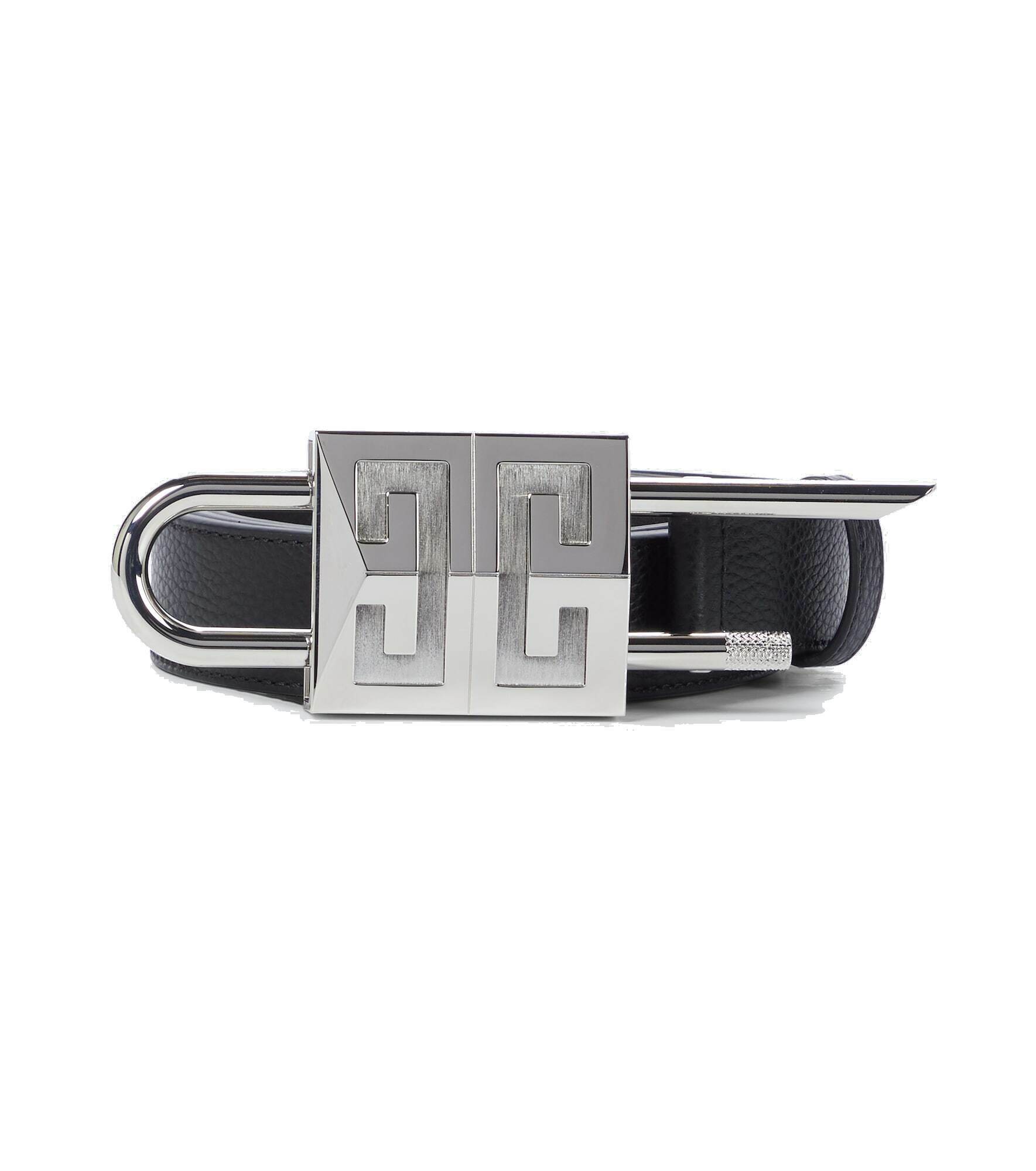 Givenchy - Grained leather padlock belt Givenchy