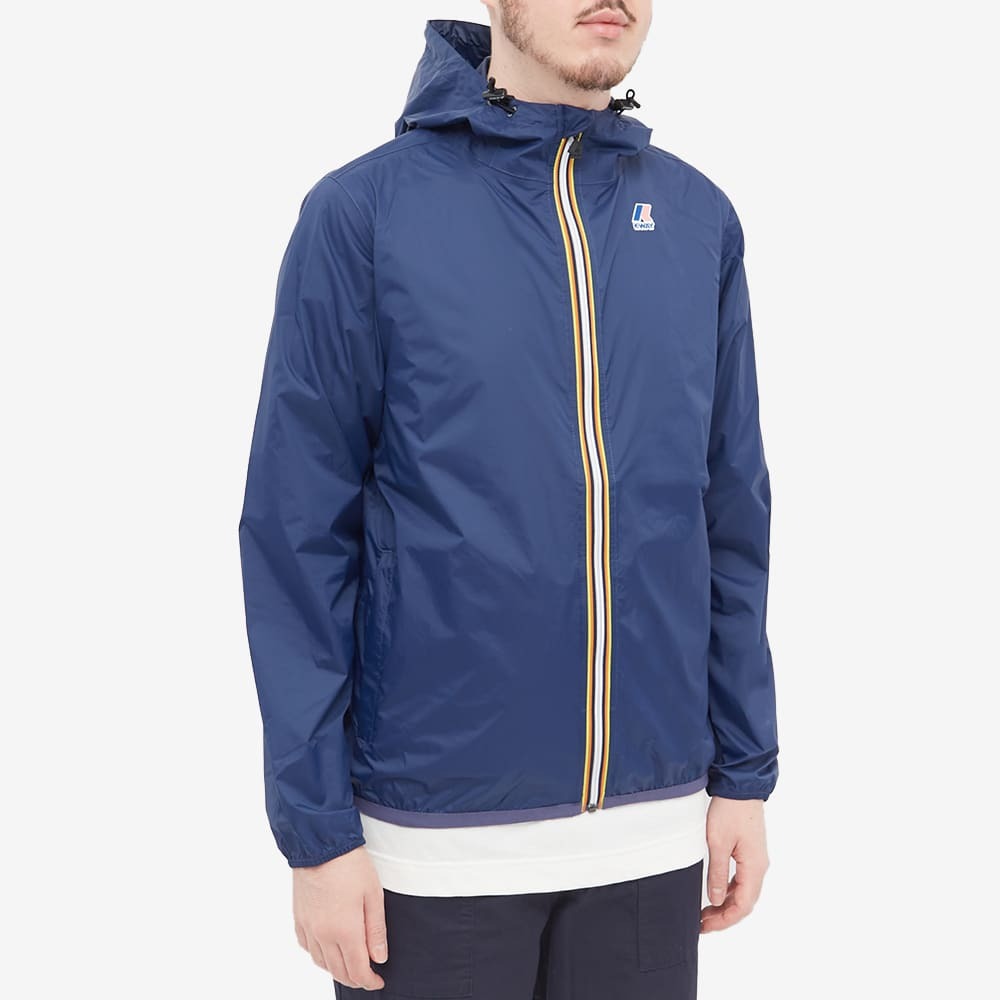 KWay Men's Le Vrai 3.0 Claude Packable Zip Jacket in Blue Depht Kway