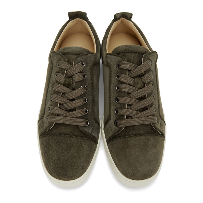 louboutin suede green
