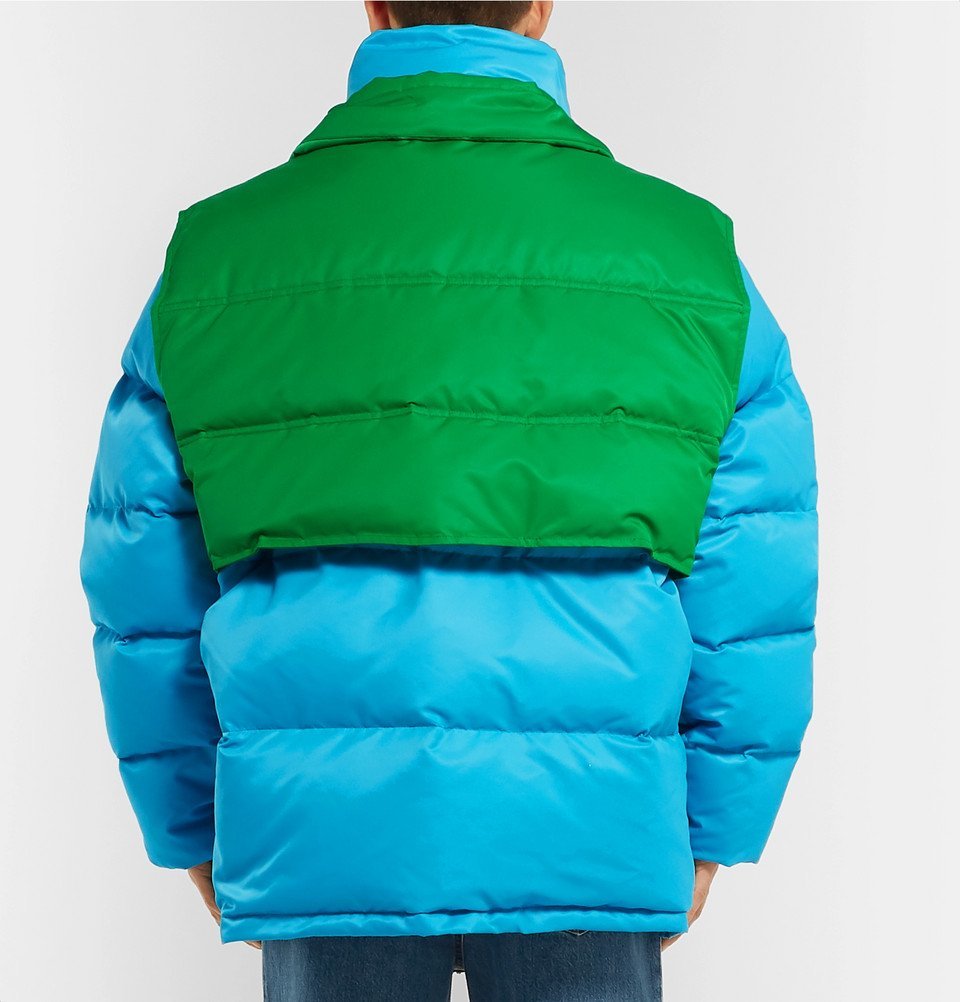 CALVIN KLEIN 205W39NYC - Oversized Quilted Shell Down Jacket with 