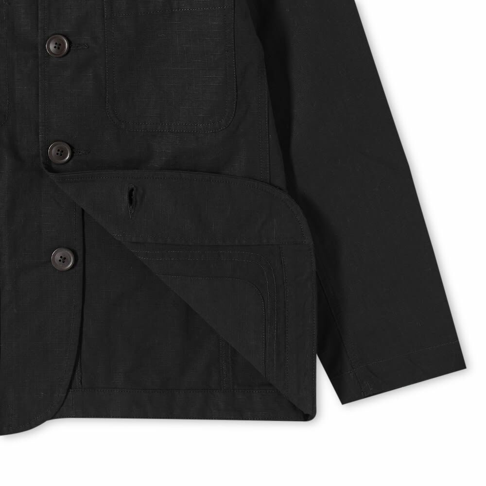 Universal Works Bakers Jacket in Black Universal Works