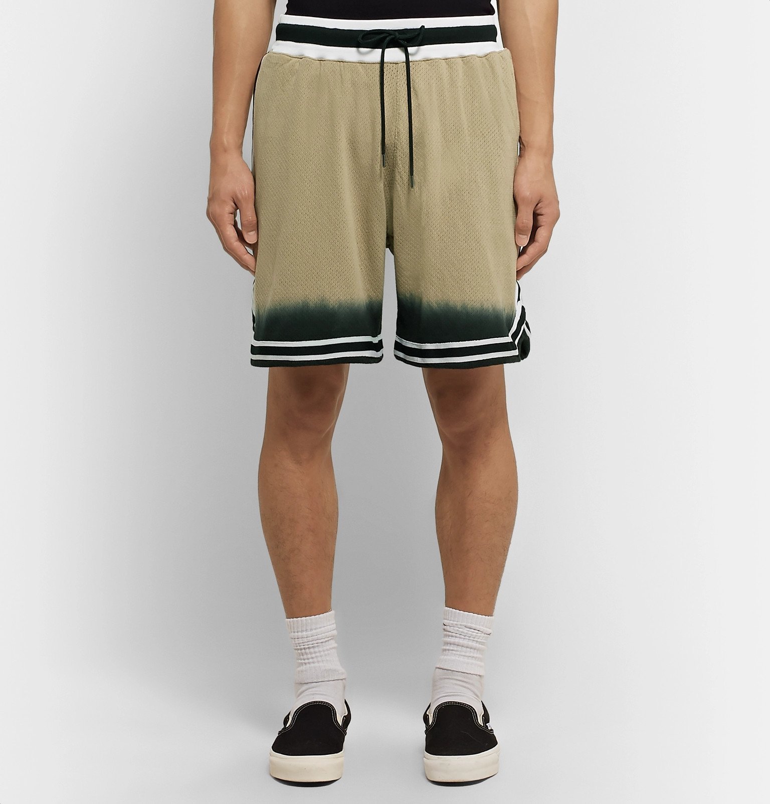 Game Webbing-Trimmed Dip-Dyed Mesh 