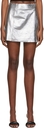 Reformation Silver Veda Margie Miniskirt