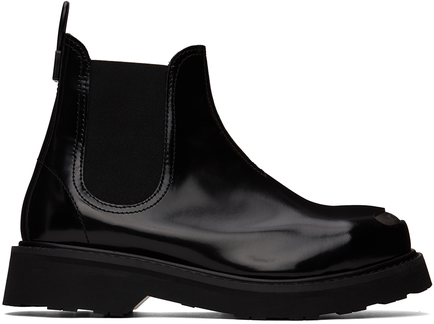 Kenzo Black Kenzo Paris Kenzosmile Chelsea Boots Kenzo