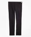 Brooks Brothers Girls Knit Ponte Skinny Pants | Black