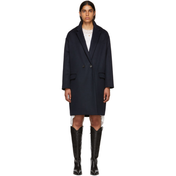 isabel marant navy coat