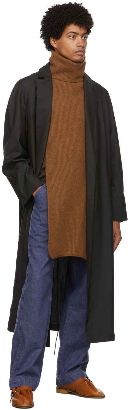 新品未使用 21AW TURTLENECK SCARF ヘドメイナー ブラウン | clinvida 