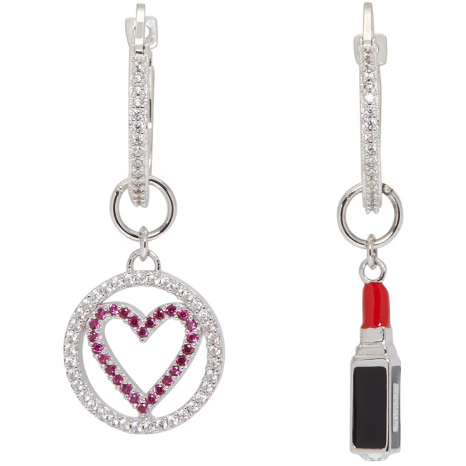 miu miu heart earrings