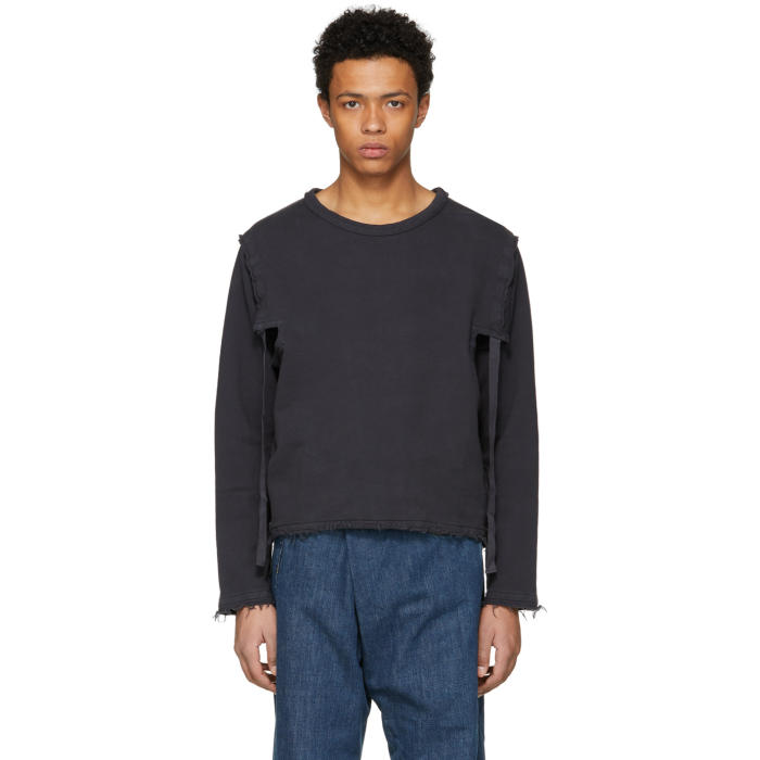 JW Anderson Grey Raw Edge Open Side 