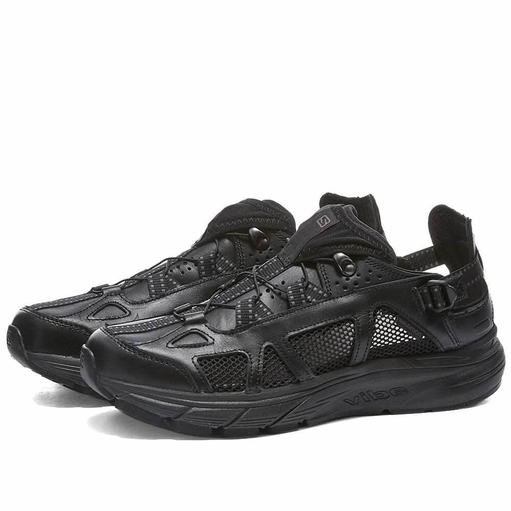 Photo: Salomon Men's Techsonic LTR Advanced Sneakers in Black/Magnet