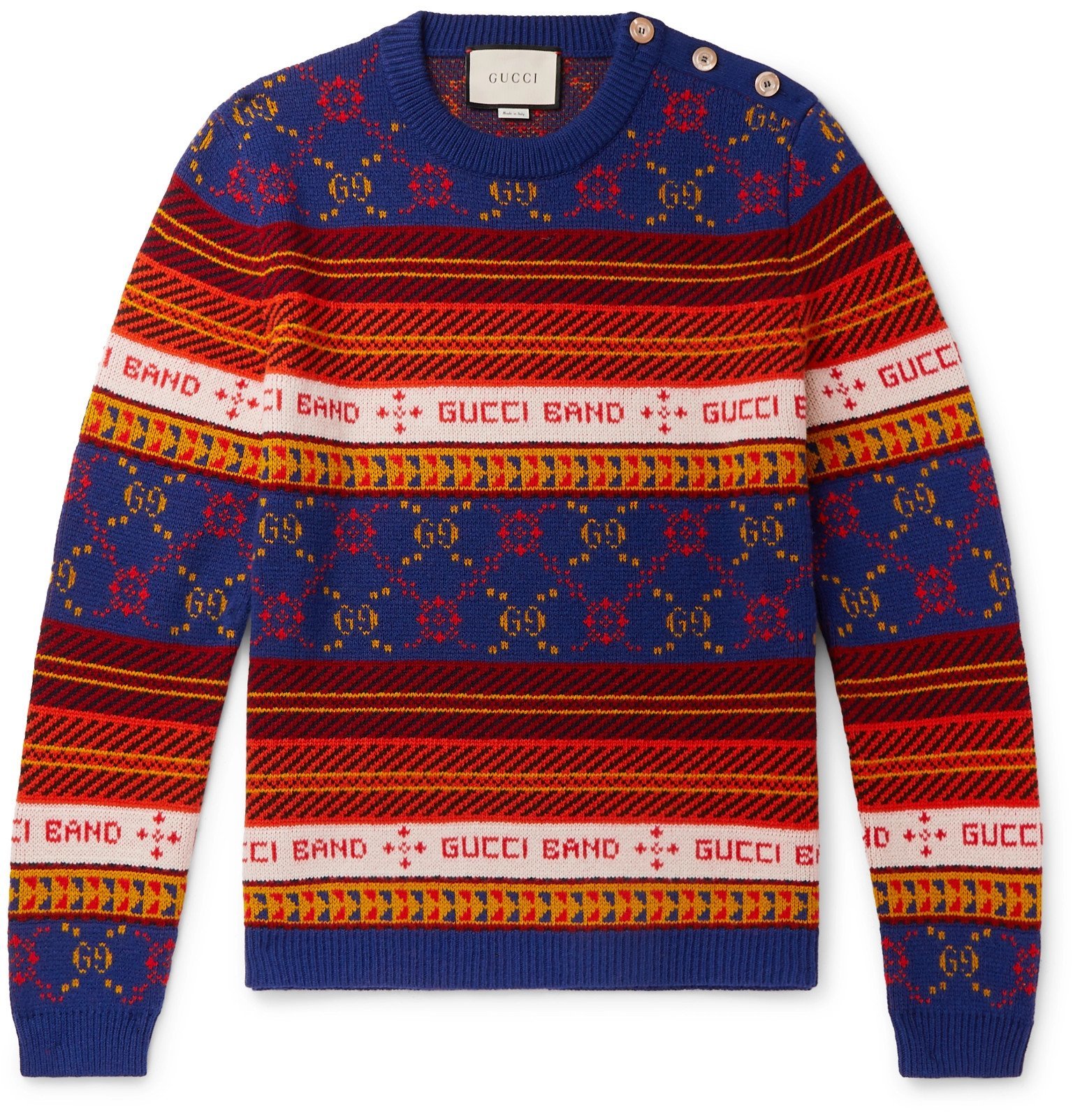 gucci jacquard sweater
