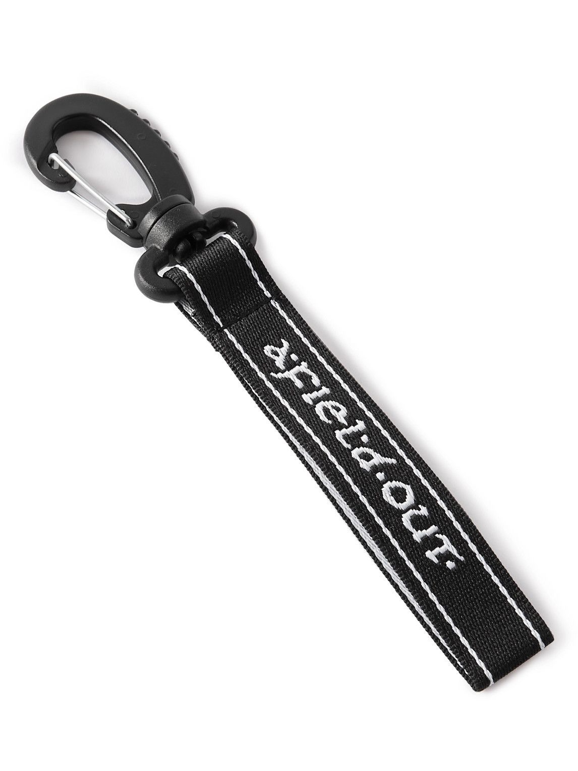 Afield Out® - Logo-Jacquard Webbing Key Fob