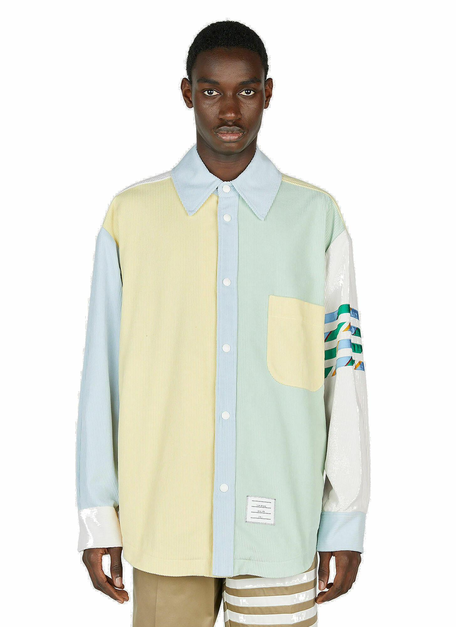 Photo: Thom Browne - 4 Bar Shirt Jacket in Green