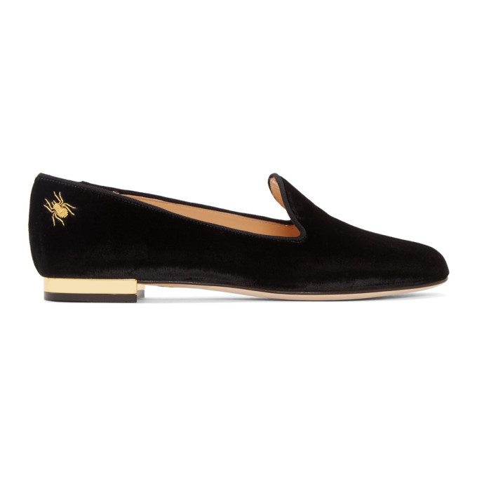 Charlotte Olympia Black Nocturnal Loafers Charlotte Olympia