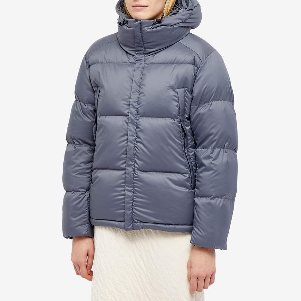 Snow Peak Women's Recycled Light Down Jacket in Grey Snow Peak