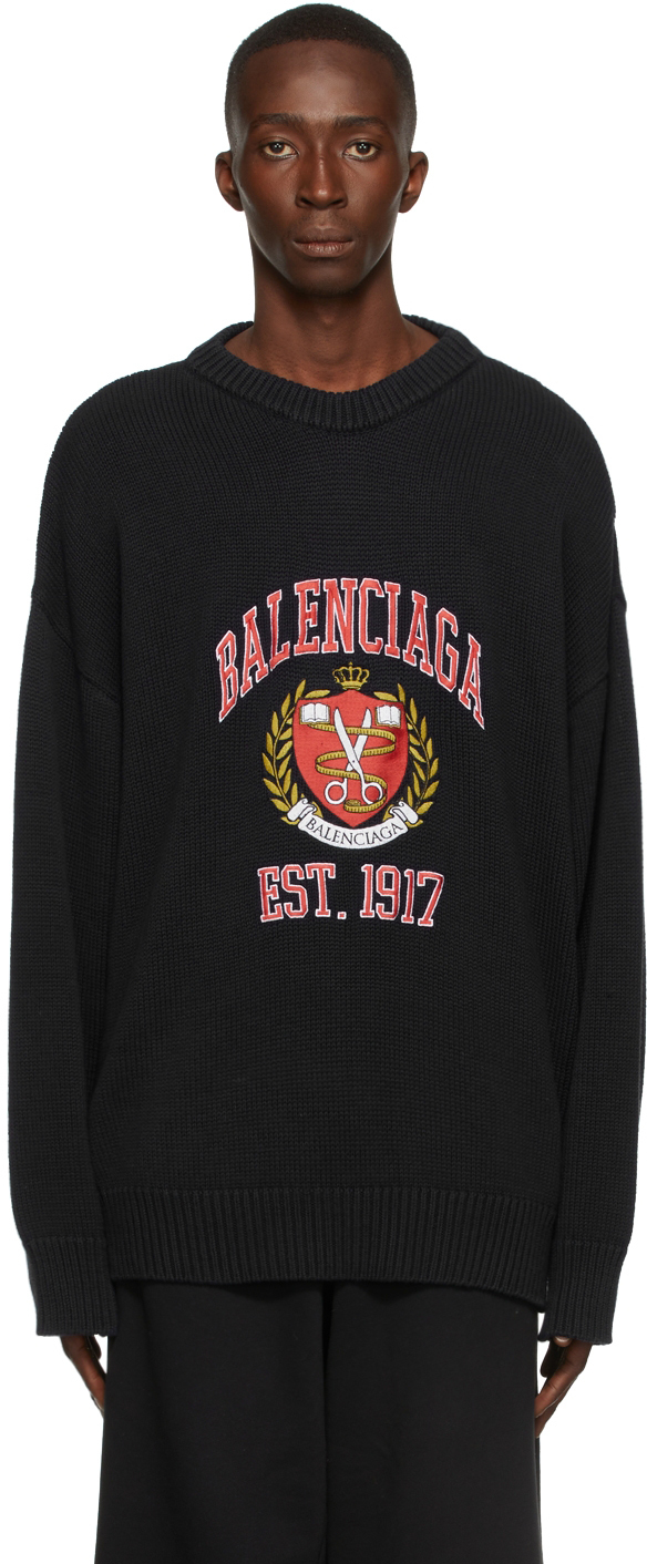 Balenciaga Knit Logo Sweatshirt Balenciaga