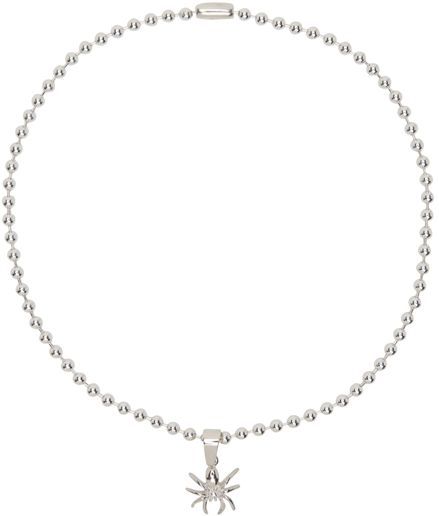 Martine Ali Silver Spyder Choker Necklace Martine Ali