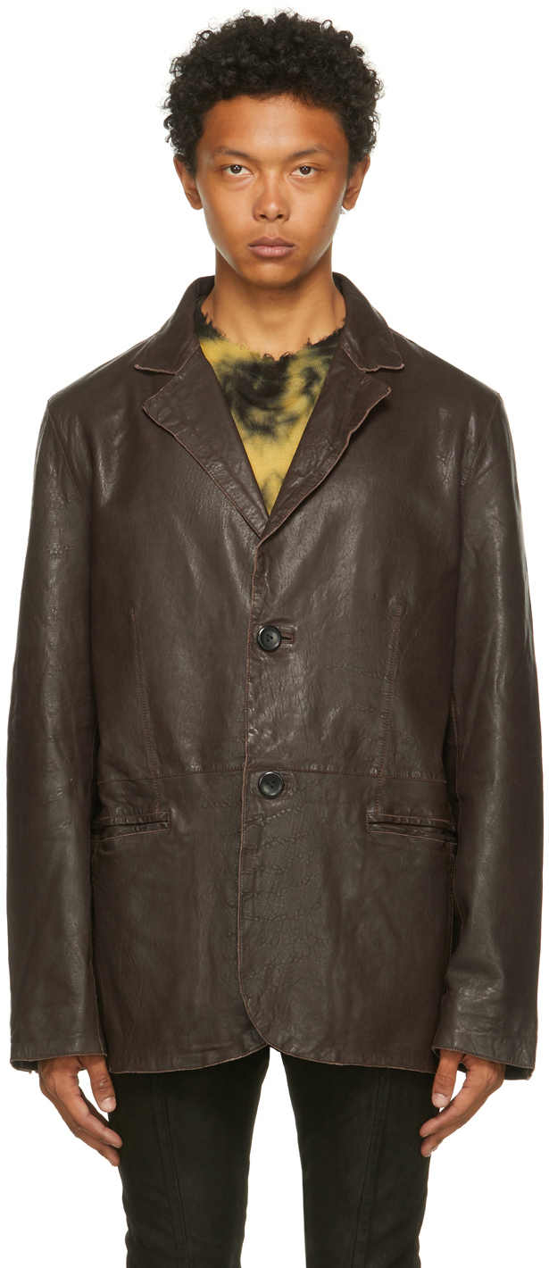 FREI-MUT Brown Leather Anima Jacket