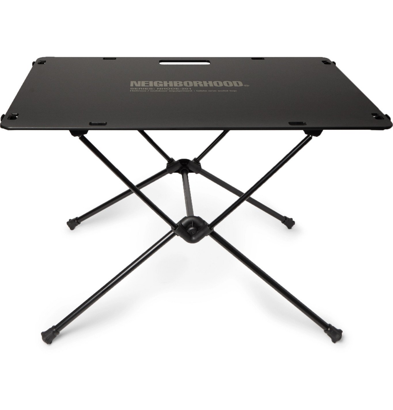 Neighborhood - Helinox Packable Logo-Print Resin Table - Black