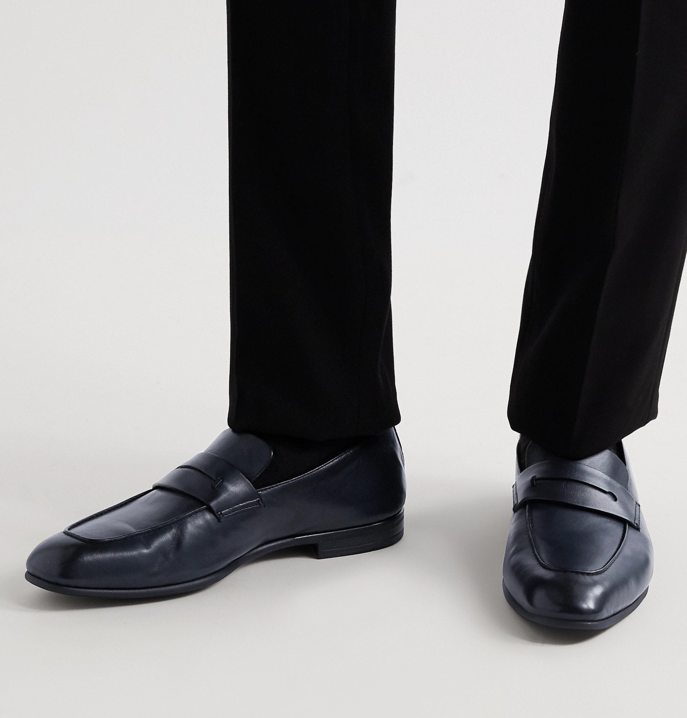 ermenegildo zegna penny loafers