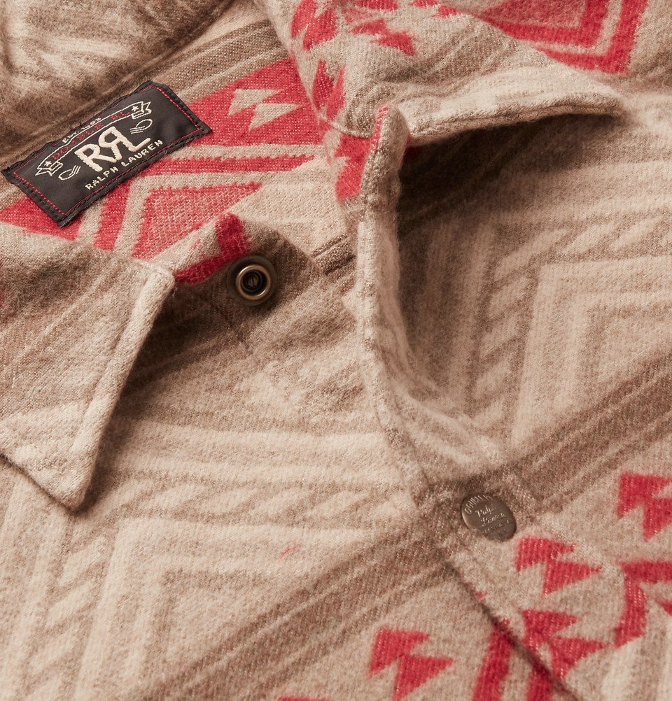 jacquard overshirt