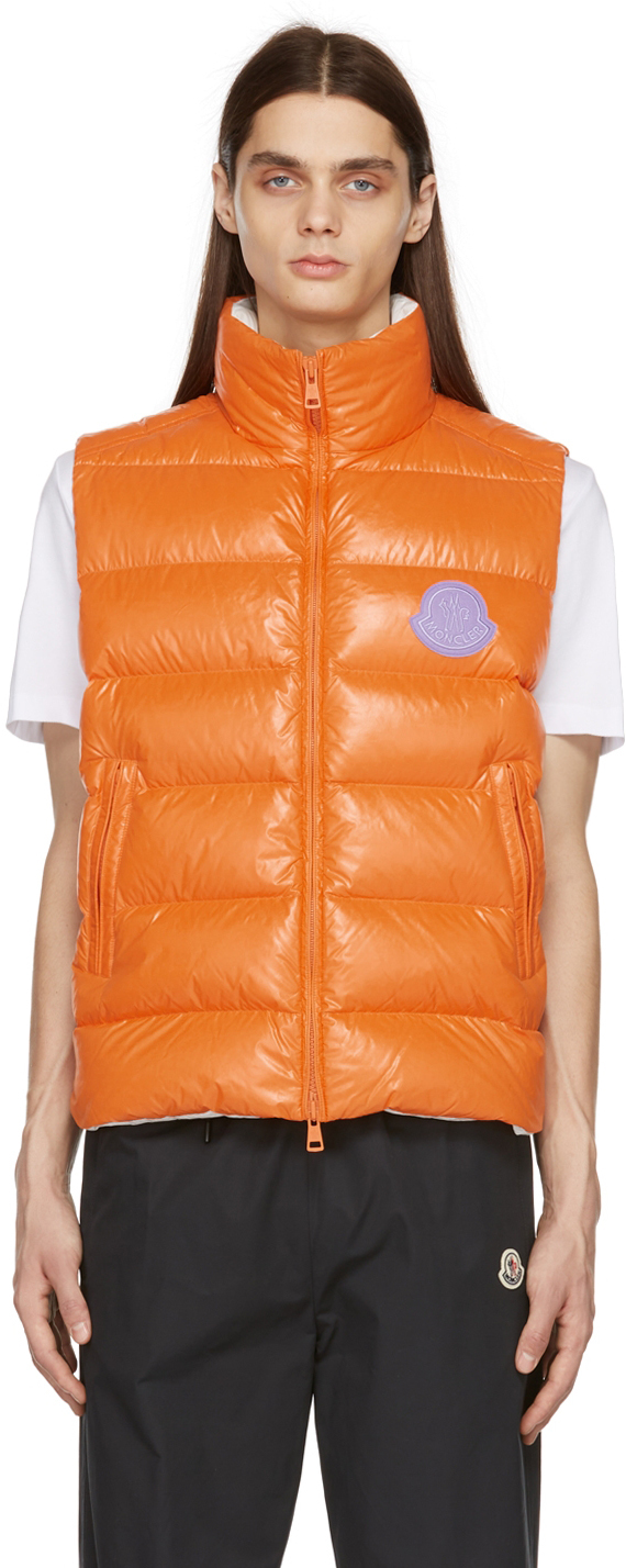 Moncler Genius Orange Parken Vest Moncler Genius