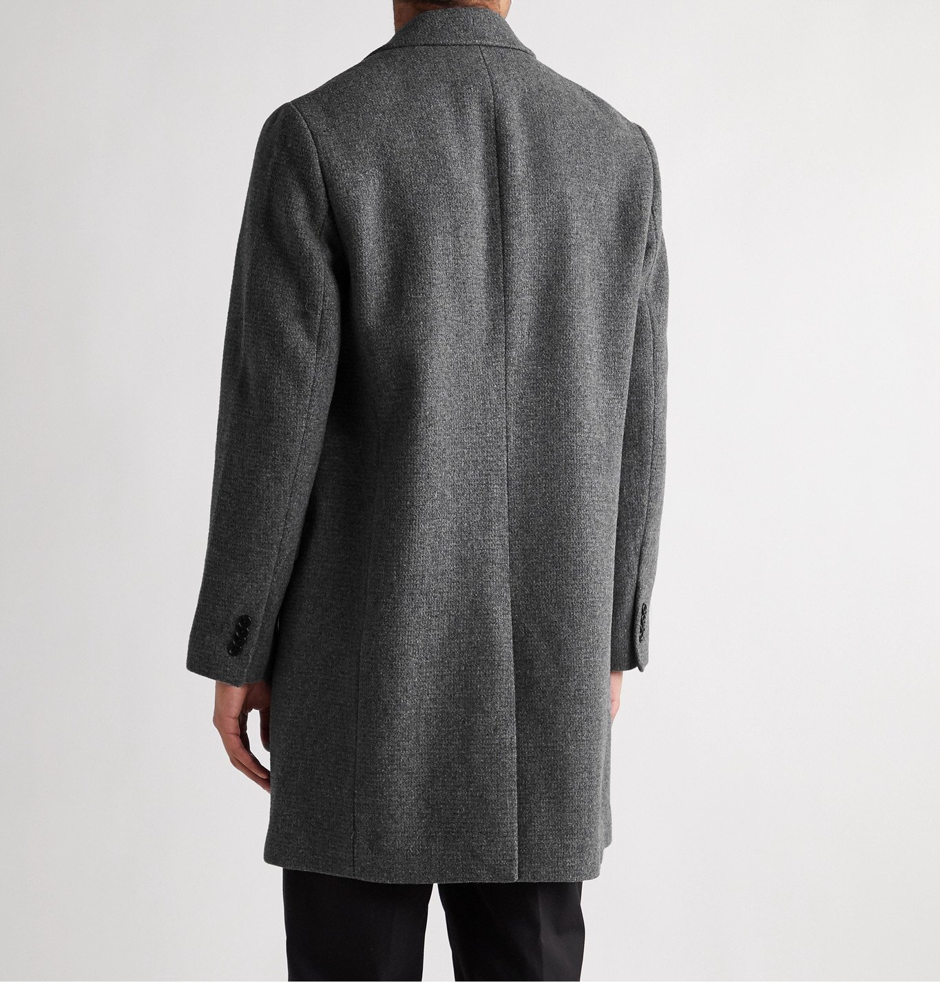 CLUB MONACO - Mélange Wool-Blend Coat - Gray Club Monaco