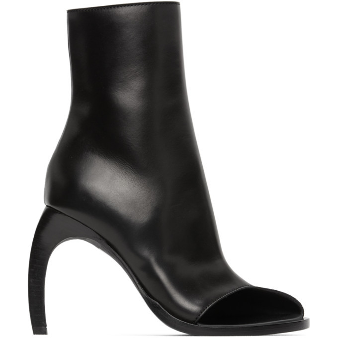 ann demeulemeester open toe boots